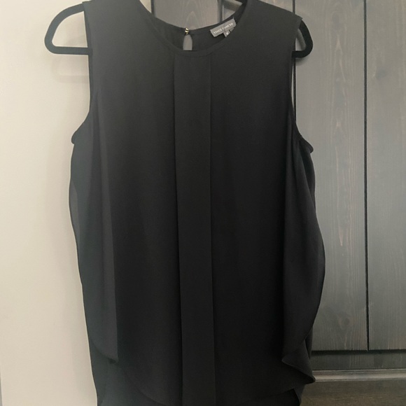 Vince Camuto black blouse - Picture 3 of 4